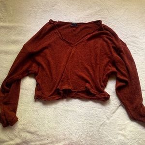 urban outfitter long sleeve crop top